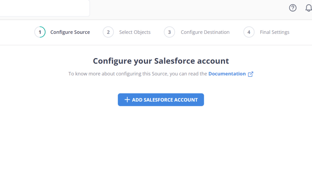 Salesforce to SQL Server: Source Configuration